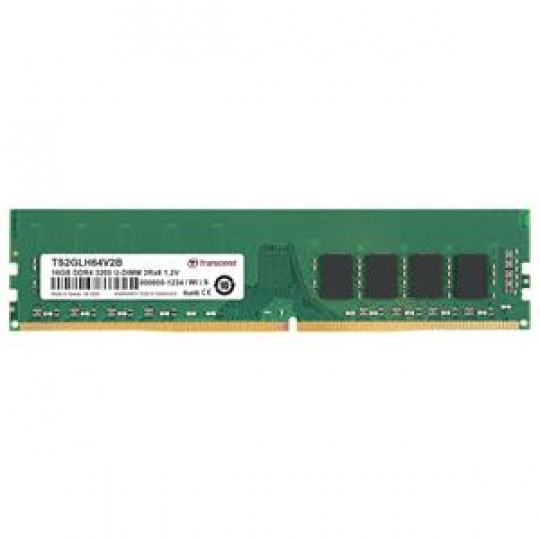 Transcend paměť 16GB DDR4 3200 U-DIMM 2Rx8 1Gx8 CL22 1.2V