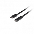 LANBERG PRODLUŽOVACÍ KABEL USB-C M/F 3.1 1,5 M ČERNÝ