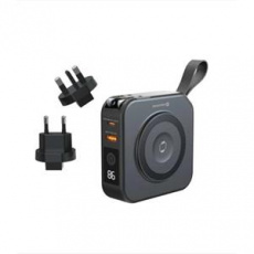 SWISSTEN POWER BANK ALL-IN-ONE PRO S VYMĚNITELNÝMI VIDLICEMI (USA, EU, UK) 10000 mAh 20W ČERNÁ SWISSTEN POWER BANK ALL-IN-ONE PRO S VYMĚNITELNÝMI VIDLICEMI (USA, EU, UK) 10000 mAh 20W ČERNÁ