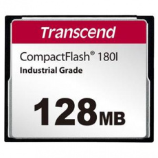 Transcend 128MB INDUSTRIAL TEMP CF180I CF CARD, (MLC) paměťová karta (SLC mode), 85MB/s R, 70MB/s W Transcend 128MB INDUSTRIAL TEMP CF180I CF CARD, (MLC) paměťová karta (SLC mode), 85MB/s R, 70MB/s W