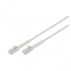 Digitus CAT 6A F-FTP ohebný propojovací kabel, Cu, TPE-LSZH AWG 32/7, délka 1.5 m, šedá