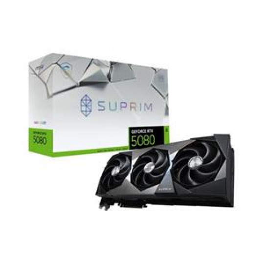 MSI GeForce RTX 5080 SUPRIM/OC/16GB/GDDR7 MSI GeForce RTX 5080 SUPRIM/OC/16GB/GDDR7