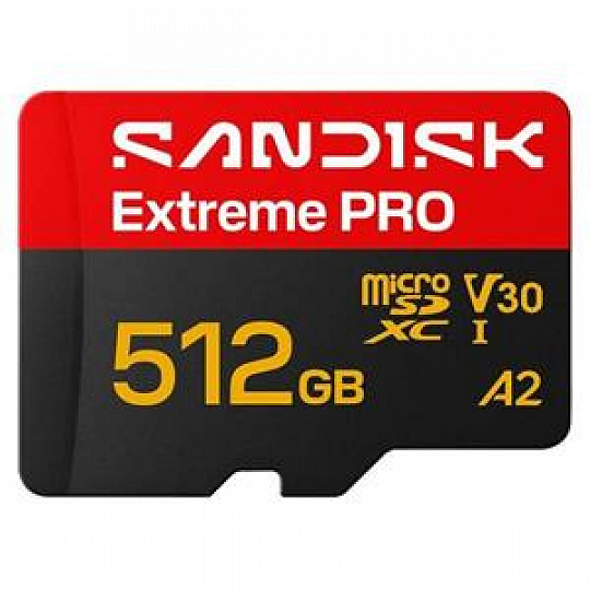 SanDisk Extreme PRO microSD UHS-I 512GB 250MB/s(R) / 170MB/s(W) SanDisk Extreme PRO microSD UHS-I 512GB 250MB/s(R) / 170MB/s(W)
