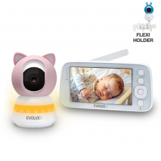 EVOLVEO Baby Monitor N5 - Set videochůvičky s 360° dohledem, obousměrnou komunikací a ukolébavkami, EVOLVEO Baby Monitor N5 - Set videochůvičky s 360° dohledem, obousměrnou komunikací a ukolébavkami,