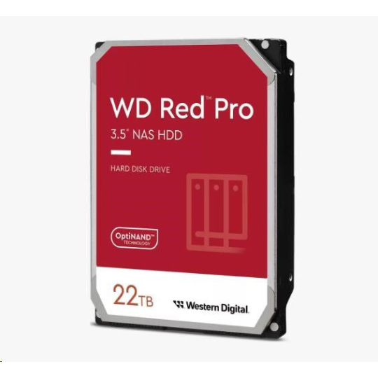 WD Red Pro/22TB/HDD/3.5"/SATA/7200 RPM/5R