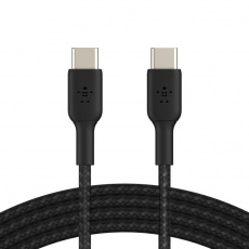 BELKIN BOOSTCHARGE USB-C kabel oplétaný 2m černý