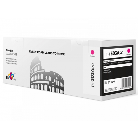 Toner TB kompatibilní s HP M880 CF303A, Magenta, reman.