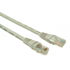 SOLARIX patch kabel CAT5E UTP PVC 2m šedý non-snag proof