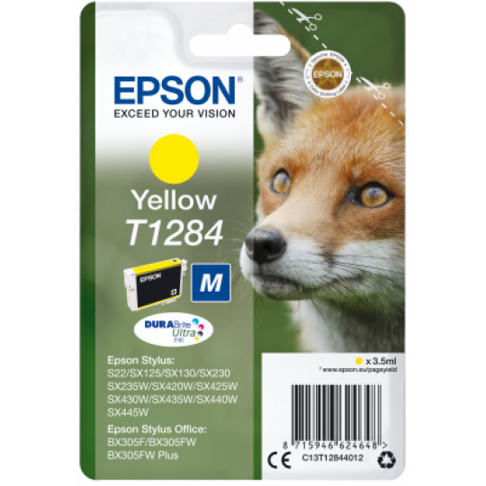 EPSON Yellow Ink Cartridge  (T1284)