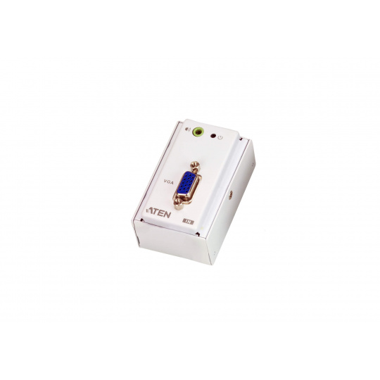 ATEN VGA/Audio Cat 5 Extender with MK Wall Plate (1280 x 1024 @150 m)