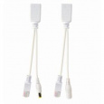 GEMBIRD UTP pasivní PoE adaptér, injector kit 0,15m