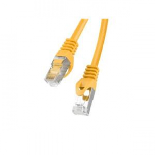 LANBERG Patch kabel cat6 FTP 10m žlutý Fluke Passed