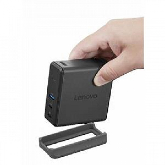 Lenovo Charging GaN Dock = přenosná USB-C dockovací stanice s výkonem do 60W Lenovo Charging GaN Dock = přenosná USB-C dockovací stanice s výkonem do 60W