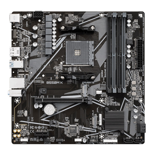 GIGABYTE B550M K/AM4/mATX