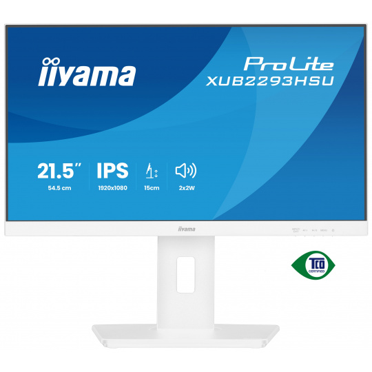 iiyama ProLite/XUB2293HSU-W7/21,5"/IPS/FHD/100Hz/1ms/Bílá/3R