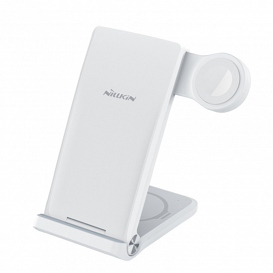 Nillkin PowerTrio 3v1 Bezdrátová Nabíječka pro Apple Watch White (MFI) Nillkin PowerTrio 3v1 Bezdrátová Nabíječka pro Apple Watch White (MFI)