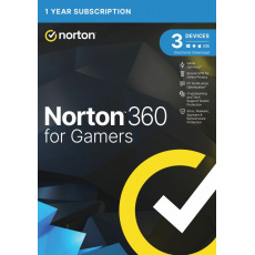 NORTON 360 FOR GAMERS 50GB CZ 1 USER 3 zařízení na 12 měsíců NORTON 360 FOR GAMERS 50GB CZ 1 USER 3 zařízení na 12 měsíců