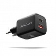 AXAGON ACU-PQ100 GaN nabíječka do sítě 100W, USB-C + USB-A, pro notebooky a telefony