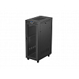 19" VOLNĚ STOJÍCÍ RACKOVÁ SKŘÍŇ 32U 600X1000 ČERNÁ LCD PERFOROVANÁ DVÍŘKA LANBERG (PLOCHÉ BALENÍ)