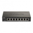 D-Link DGS-1100-08PV2 8-Port PoE Gigabit Smart Managed Switch- 8-Port 1000BaseTX Auto-Negotiating 10/100/1000Mbps Switch