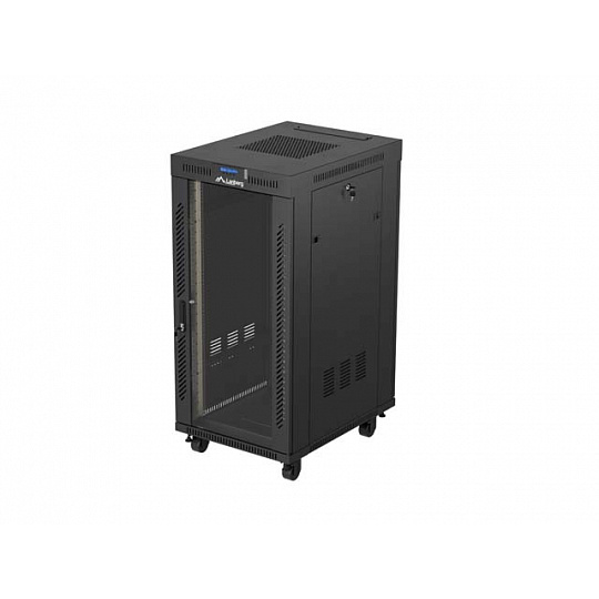 19" VOLNĚ STOJÍCÍ RACKOVÁ SKŘÍŇ 24U 600X800 ČERNÉ SKLENĚNÉ DVEŘE LCD LANBERG (FLAT PACK) V2 19" VOLNĚ STOJÍCÍ RACKOVÁ SKŘÍŇ 24U 600X800 ČERNÉ SKLENĚNÉ DVEŘE LCD LANBERG (FLAT PACK) V2