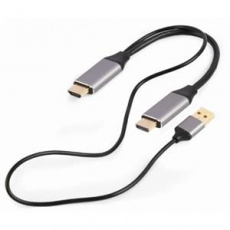 GEMBIRD Kabel aktivní adaptér HDMI samec na DisplayPort samec GEMBIRD Kabel aktivní adaptér HDMI samec na DisplayPort samec