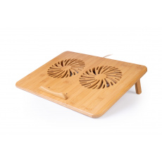 Chladící podložka C-TECH Bamboo, 15.6", ventilátor 2x 140mm Chladící podložka C-TECH Bamboo, 15.6", ventilátor 2x 140mm