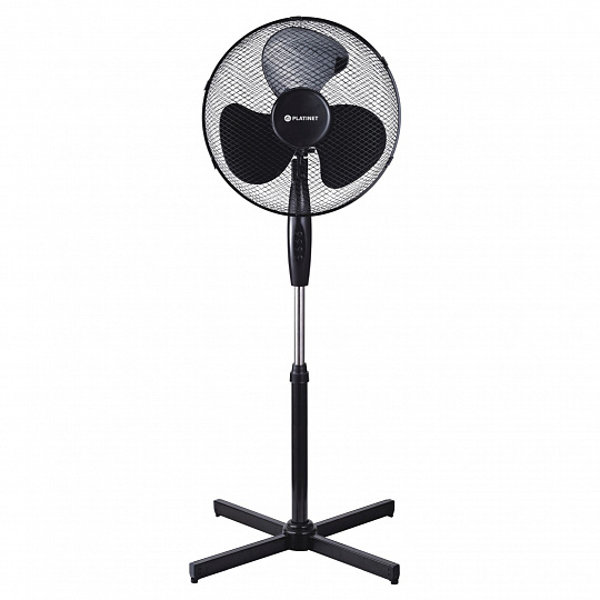 Platinet PSF1616B stojanový ventilátor 40 cm, oscilace, černá