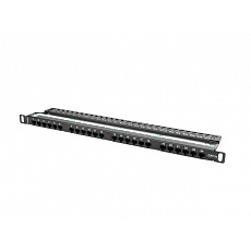 PATCH PANEL 24 PORTŮ 0,5U 19" CAT.5E UTP ČERNÝ LANBERG PATCH PANEL 24 PORTŮ 0,5U 19" CAT.5E UTP ČERNÝ LANBERG