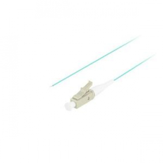 LANBERG PIGTAIL OPTICKÉ VLÁKNO MM LC/UPC OM3 EASY STRIP 50/125 2M AQUA