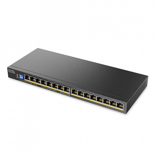 ZYXEL 16xGb unmanaged switch GS1100-16EPS PoE+