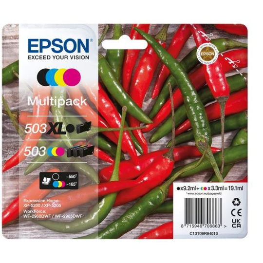 EPSON Multipack 4-colours 503XL Black/Standard CMY