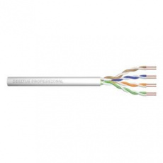 ASSNET250 CAT 6 U-UTP instalační kabel, drát, délka 305 m, Papírový box, AWG 23/1, PVC barva šedá