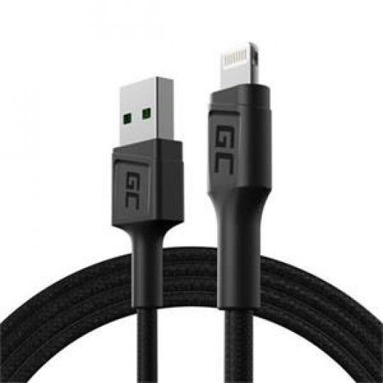 Green Cell Cable GC PowerStream USB-A - Lightning 120cm quick charge Apple 2.4A