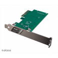 AKASA PCIe karta USB 3.2 Gen 2x2 interní konektor