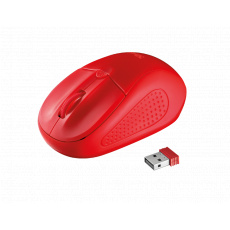 myš TRUST Primo Wireless Mouse - red