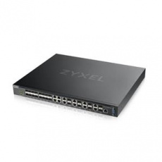 Zyxel XS3800-28, 28-port 10GbE L2+ Switch, MultiGig, 12x 10G Copper, 8x 10G dual pers., 8x 10G SFP+. Dual PSU