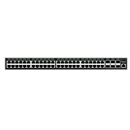 Grandstream GWN7816 L3 Managed Network Switch, 48 portů / 6 SFP+, VLAN, DHCP, Stacking
