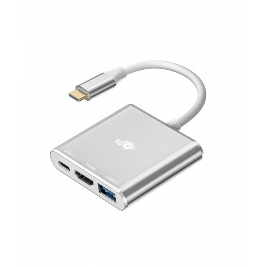 TB adapter USB-C 3v1 - HDMI, USB, PD