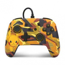 PowerA Enhanced Wired Controller for Nintendo Switch - Camo Storm Pikachu PowerA Enhanced Wired Controller for Nintendo Switch - Camo Storm Pikachu