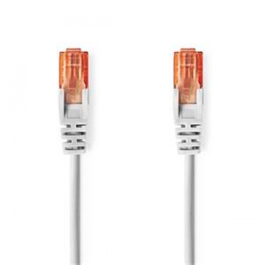 Nedis CCGL85200GY10 - Síťový Kabel Cat 6 U/UTP | RJ45 Zástrčka – RJ45 Zástrčka | 1 m | Šedá