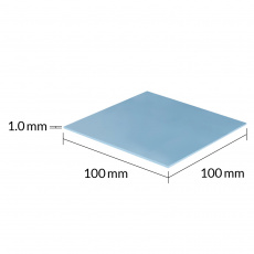 ARCTIC Thermal pad TP-3 100x100mm, 1,0mm (Premium)