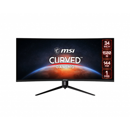 MSI Optix/MAG342CQR/34"/VA/3440x1440/144Hz/1ms/Black/2R