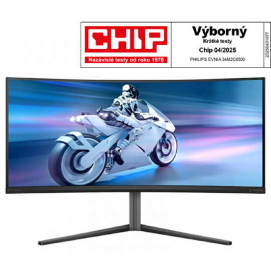 Philips Evnia/34M2C6500/00/34"/QD-OLED/3440x1440/175Hz/0,03ms/Gray/3R