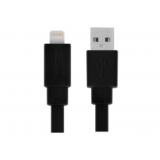 Kabel AVACOM MFI-120K USB - Lightning, MFi certifikace, 120cm, černá Kabel AVACOM MFI-120K USB - Lightning, MFi certifikace, 120cm, černá