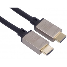 PremiumCord HDMI 2.1 High Speed + Ethernet kabel 8K@60Hz, zlacené 0,5m