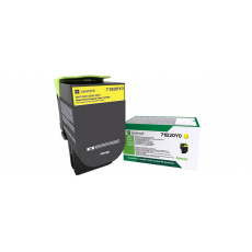 Lexmark CS/CX31/41/51x Yellow Toner Cartridge Return - 2 300 stran