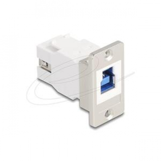 Delock USB 5 Gbps Typ-B samice na USB Typ-A samice, kónický, pro montáž do panelu