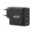Acer GAN 67W PD charger,2xUSB-C,1xUSB-A černý