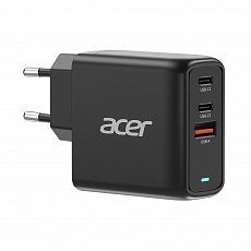 Acer GAN 67W PD charger,2xUSB-C,1xUSB-A černý